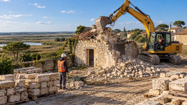 Faites confiance à notre expert en démolition à Saint-Just-Luzac